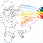 coloring Naruto
