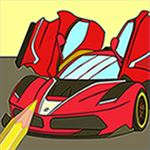 Cars Paint by Number – Vehicle Coloring Book