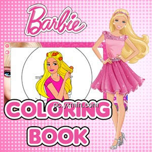 Princess Barbie Coloring Book
