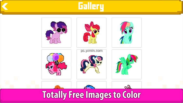【图】Pony Color by Number – Unicorn Pixel Art Coloring(截图1)