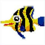 Fish Color By Number – Pixel Art, Sandbox Coloring Book