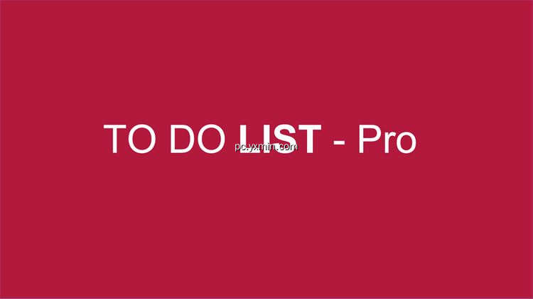 【图】To Do List – Pro(截图1)