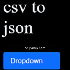 csv to json simple
