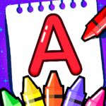 Alphabet Coloring Book and Painting